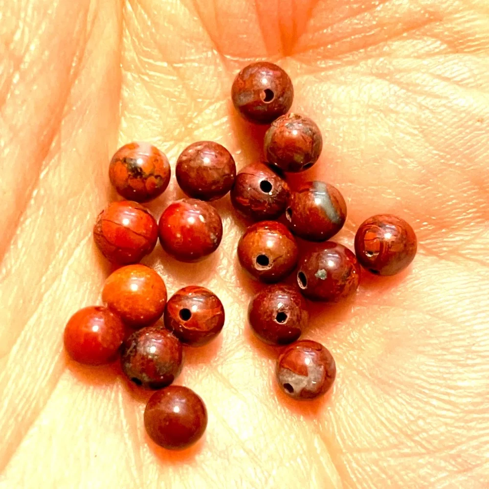 4mm Red Jasper or other Beads 10” - Picture 1 of 2